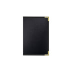 Thumbnail image #1 for Risch Seville SEV-12V 5.5X8.5 Hardback Faux-Leather Menu Cover, 5-1/2" x 8-1/2", Booklet, 12-View Case of 25