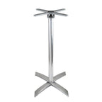 Thumbnail image #2 for G & A Commercial Seating FAH2626 Folding Table Base, 24" x 24" Spread, Dining Height, Indoor/Outdoor, Aluminum