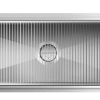 Thumbnail image #2 for Koolmore KM-FTG-2472 Commercial Floor Trough Drain, 24 x 72 in, 14-Gauge 304 Stainless Steel, Subway-Style Grating, Removable Basket