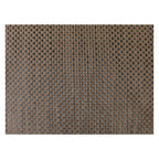 Thumbnail image #1 for Risch GA-2002 Rectangular Woven Vinyl Placemat, 16" x 12", Bronze Case of 2 Dozen