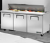 Thumbnail image #5 for True 72-Inch Three-Door Sandwich/Salad Prep Table Refrigerator with 18-Pan Top