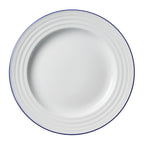 Thumbnail image #2 for Tramontina USA, Inc. 80401-071 12-Inch Round Blue Porcelain Dinner Plate with Embossed Wide Rim Case of 12
