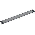 Thumbnail image #1 for AllPoints Foodservice Parts & Supplies 8012184 Grill Inlet Air Filter, 17-1/2"L x 1-7/8"W, Stainless Steel