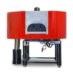 Thumbnail image #1 for Fiero (Formerly Forza Forni) Pavesi TW-W/G Rotary Gas/Wood-Fired Pizza Oven, 51-Inch Round Brick Hearth, 11-Inch Stainless Steel Arch