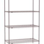 Thumbnail image #1 for Metro Super Erecta SE-2430K4-74-S4 Wire Stationary Starter Wire Shelving Unit, 30"W x 24"D x 74"H, 800 lb. capacity per shelf, 2000 lb. capacity per