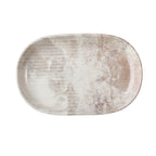 Thumbnail image #1 for Mikasa Hospitality ID Fine 5315815 Oval Fine China Platter, 5.6" x 3.6" x 1", Creme Case of 12