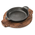 Thumbnail image #1 for Concasse MCACCCOM04 Round Cast Iron Cheese Server with Handles, 5-9/10" Case of 16