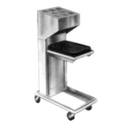 Thumbnail image #1 for Piper Products/Servolift Eastern 2ATCA-ST-OSW8 Mobile Stainless Steel Tray & Silverware Dispenser, Cantilever, 100–150 Trays, 8-Hole Holder