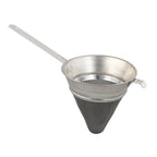 Thumbnail image #1 for Browne USA Foodservice 575515 8" Stainless Steel Extra-Fine Mesh Chinois Bouillon Strainer