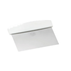 Thumbnail image #1 for TableCraft Products 4103W 6-Inch Stainless Steel Dough Scraper with White Plastic Handle Case of 12