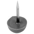 Thumbnail image #1 for AllPoints Foodservice Parts & Supplies 1211038 Nail-On Furniture Glide, 1/2-Inch Plastic Base