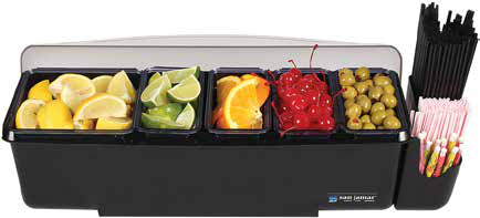 Product image #3 for CFS Brands BD4005E The Dome Bar Garnish Caddies