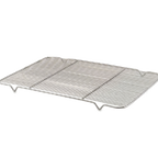 Thumbnail image #1 for Alegacy Foodservice Products WRG1525 Rectangular Footed Wire Cooling Rack, Chrome Plated, 15 x 25 in Case of 20