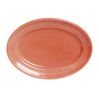 Thumbnail image #1 for Tuxton China Concentrix CNH-096 Ceramic Oval Platter, 9-3/4" x 6-1/2", Wide Rim Case of 2 Dozen