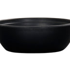 Thumbnail image #1 for Cal-Mil Cove 26144-7-13 Round Melamine Bowl, 30 oz, 6.75" Diameter, Matte Black/White Case of 6