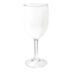Thumbnail image #1 for G.E.T. SW-1404-1-SAN-CL Clear SAN Plastic Wine Glass, 8 oz, 7"H Case of 2 Dozen