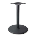 Thumbnail image #1 for JustChair Manufacturing TBZ22R-40 Bar-Height Table Base, 24" Diameter x 40"H, 3" Steel Column, Cast Iron Base, Powder-Coated