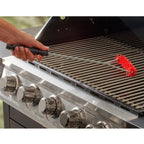 Thumbnail image #1 for Chef Master Mr. Bar-B-Q 06233Y Triangular Grill Brush with Extra-Wide Head and Nylon Bristles Case of 6