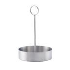 Thumbnail image #1 for TableCraft Products BRDIA679 Round Stainless Steel Condiment Caddy, 1 Compartment, Brushed Finish, 6-7/8" Dia. x 10"H Case of 2