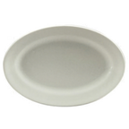 Thumbnail image #1 for 1880 Hospitality Royale by Oneida® R4220000368 Porcelain Oval Platter, 12-5/8", Flat Edge, Medium Rim, Bright White 1 Dozen
