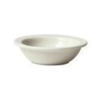 Thumbnail image #1 for Winco Birkhall BFD-5NR-AW Porcelain Fruit / Monkey Dish, 5 oz, 4-3/4" Round, Narrow Rim, American White Case of 3 Dozen