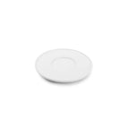 Thumbnail image #1 for Mikasa Hospitality (Lifetime Brands, Inc.) Chic 5314739 Porcelain Espresso Saucer, 4.9" Round, White, Stackable Case of 4