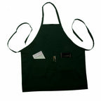 Thumbnail image #1 for Libertyware TXTBA-HG Bib Apron, 28-1/2" x 27", 3-Pocket, 65/35 Poly/Cotton Twill, Hunter Green Case of 72