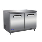 Thumbnail image #1 for Valpro Commercial Refrigeration VP Series VPUCF48 Two-Section Undercounter Freezer, 12 cu. ft., Solid Doors, Rear-Mount Self-Contained
