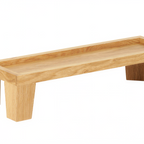 Thumbnail image #1 for Cal-Mil 23602-6-21 Taper Riser, 20"D x 6"W x 6"H, Oak