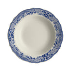 Thumbnail image #1 for Steelite International HL Ivory HL56463924 Round China Rim Soup Bowl, 12.75 oz, 9.125", Willow Rim Blue Case of 2 Dozen