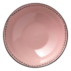 Thumbnail image #1 for Libbey Dulcet DULCET-5P Serving Bowl, 9-1/8" Diameter x 2-7/8"H, Round Stoneware, Pink with Dots