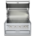 Thumbnail image #2 for Crown Verity Built-in IBI30-LT 30-Inch Built-In Outdoor Charbroiler Grill, 4-Burner, Stainless Steel