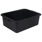 Thumbnail image #1 for Stanton Trading BB-7B 1-Compartment Dish Box, 20-1/4 x 15-1/2 x 7 in, Polypropylene, Black Case of 12