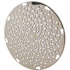 Thumbnail image #1 for AllPoints Foodservice Parts & Supplies 2051018 Commercial Food Processor Grater Plate, 9-1/4" OD, 7/16" ID, Stainless Steel