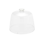 Thumbnail image #1 for Global Tableware Collective Dalebrook, Loom DBTC42638 Round Clear SAN Dome Lid, 7-7/8" x 6-3/8"