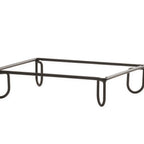 Thumbnail image #1 for Cal-Mil Logan 25215-3-13 Rectangular Black Metal Buffet Riser Frame, 10"W x 12"D x 3"H