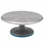 Thumbnail image #1 for JB Prince Ateco BA133 Revolving Aluminum Cake Stand, 12-Inch Diameter