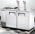 Thumbnail image #5 for True Club Top Draft Beer Cooler, 2 Half-Barrel Kegs, Stainless Steel, Dual Columns