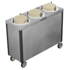 Thumbnail image #1 for Caddy CM-S-403 Unheated Enclosed Dish Dispenser, 3 Adjustable Cylinders, for 9-5/8" to 10-1/8" Round Plates