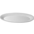 Thumbnail image #1 for G.E.T. Bugambilia PO023TG Oval Cast Aluminum Buffet Platter, Resin-Coated, Tangerine, 22-3/4" x 10-1/4", 2" Deep