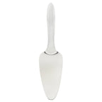 Thumbnail image #1 for Browne USA Foodservice Eclipse 573283 10" 18/8 Stainless Steel Pie Server, Smooth Edge, Curved Hollow Handle, Satin Finish