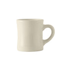 Thumbnail image #1 for Tuxton China DuraTux®© BEM-090B Ceramic Diner Mug, 9 oz, American White/Eggshell Case of 2 Dozen