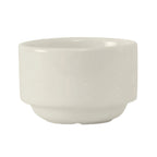 Thumbnail image #1 for Tuxton China AMU-760 3 oz Ceramic Ramekin, 2-1/2" Diameter, Round, Pearl White Case of 2 Dozen