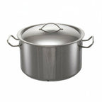 Thumbnail image #1 for Libertyware SSAUCE11WC 11 qt Stainless Steel Sauce Pot with Cover, Welded Handles, Aluminum-Clad Bottom, Induction Ready Case of 4