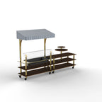 Thumbnail image #1 for Steelite International Mogogo, Modular MGCMLE04WBWW Modular Mixed-Material Display Station
