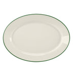 Thumbnail image #1 for Steelite International HL Ivory HL15563930 China Oval Platter, Rolled Edge, 11.75" x 8" 1 Dozen