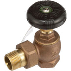 Thumbnail image #1 for AllPoints Foodservice Parts & Supplies 561009 Boiler Steam Supply Valve, 90° 3/4" x 1", with 3/4" Reducer Bushing