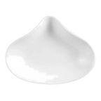 Thumbnail image #1 for Vertex China Contour CO-5 Porcelain Sauce Dish, 3 oz, Petal Shape Case of 3 Dozen