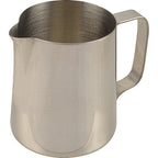 Thumbnail image #1 for AllPoints Foodservice Parts & Supplies 2802271 Stainless Steel Frothing Pitcher, 20 oz, with Handle