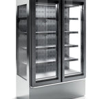 Thumbnail image #1 for Oscartek ProVino PROVINO I DP1400-2T 55-Inch Full-Service Deli Pastry Case, Curved Glass, Stainless Steel, Self-Contained Refrigeration